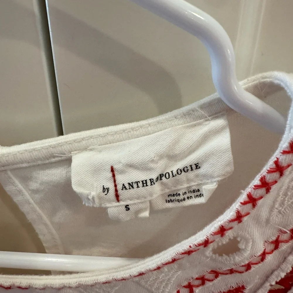 Anthropologie lightweight white